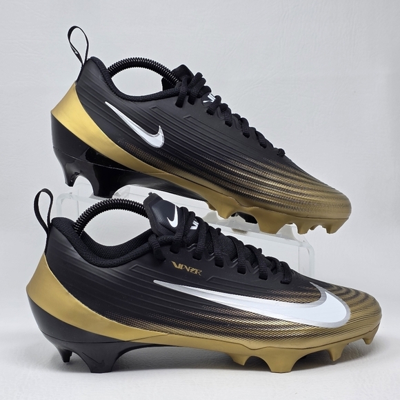 Nike Vapor Speed 3 Black Gold Football Cleats FB3303-003 Mens Size 8 New main image 9